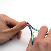 Scule profesionale pentru îndepărtarea cuticulelor pentru tăieturi Foarfece Îngrijirea degetelor Manichiură Dispozitiv de tăiat unghii Instrumente pentru piele moartă Comerț cu ridicata din oțel inoxidabil