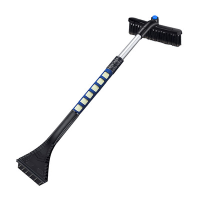 Лопата за отстраняване на сняг Стъргалка за лед Четка за почистване на автомобили Разтегателна четка за лопата за сняг на предното стъкло Зимни инструменти за премахване на стъргалка за лед