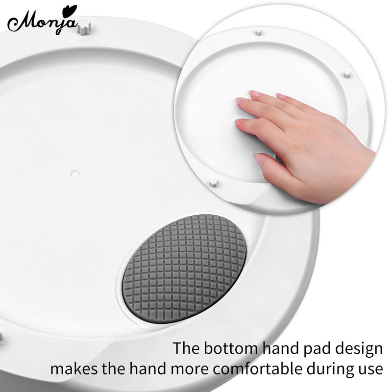 Monja 168W körömszárító LED körömlámpa UV géllakk éhgyomorra kötő eszköz szilikon kézi pad Smart Auto Sensor barkács manikűr gép
