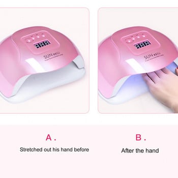 Fashion Nail Gel Curing Machine Επαγγελματικά ασφαλή LED ρυθμιζόμενα εργαλεία τέχνης νυχιών για το σπίτι