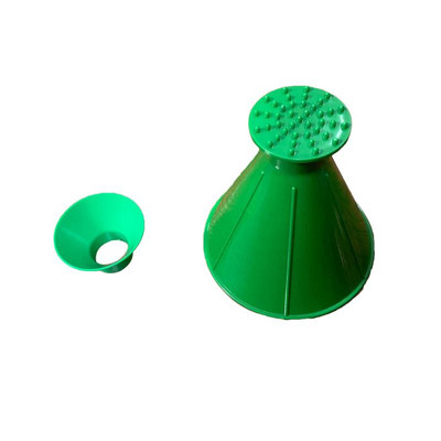 Stebuklingo kūgio formos priekinio stiklo ledo grandiklis sniego kastuvo įrankis Trijų dalių kostiumas ledo grandiklis Automobilių plovimo ir priežiūros priedai