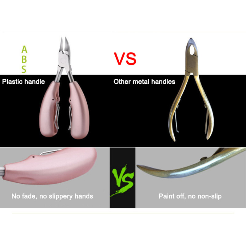 Unghii profesionale pentru degete și deget de la picioare Foarfecă pentru cuticule pentru piele moartă Cuticule pentru unghii Instrument de manichiură Dispozitiv de tăiat unghii din oțel inoxidabil