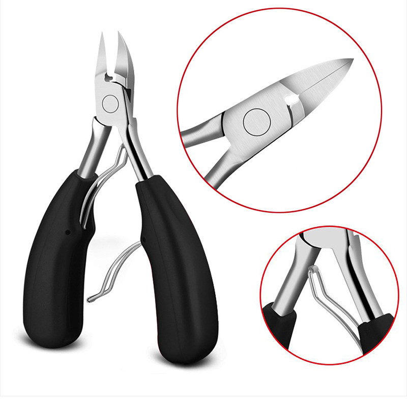 Unghii profesionale pentru degete și deget de la picioare Foarfecă pentru cuticule pentru piele moartă Cuticule pentru unghii Instrument de manichiură Dispozitiv de tăiat unghii din oțel inoxidabil