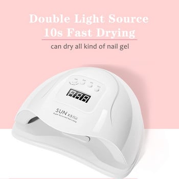 SUN 5X Plus UV Led Lamp For Nails Dryer Ice Lamp for Manicure Gel Nail Lamp for Fast Dryning Gel Vernish Lamp Curding