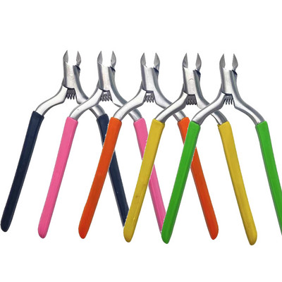 Foarfece colorate pentru olecran pentru unghia de la picior Dispozitiv de îndepărtare a pielii moarte încarnate Nail Art Cuticule Clipper Clipper Edge Cutter Manichiură Clește Instrument