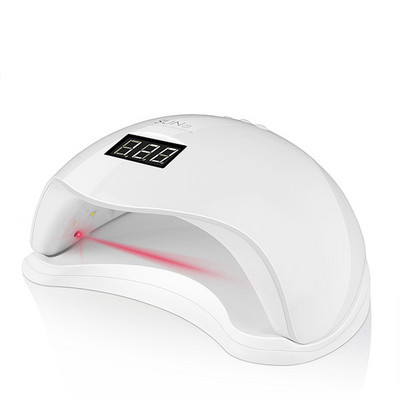 SUN 5 Lampă UV pentru unghii, 48W, uscător de oje, temporizator, lampă pentru manichiură automată, lampă LED pentru arta unghiilor, pentru uscarea lacului cu gel