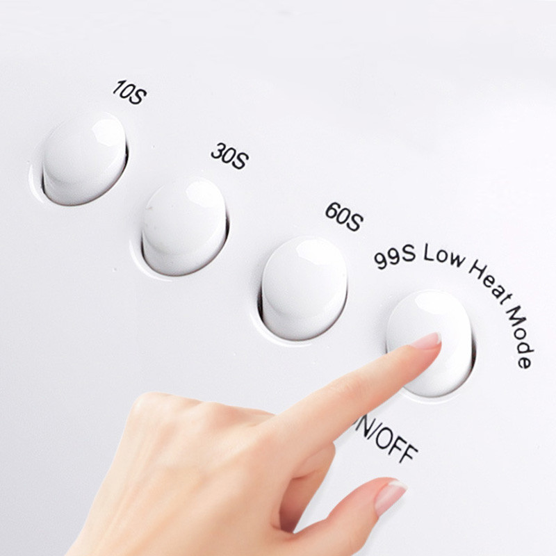 SUN 5 Lampă UV pentru unghii, 48W, uscător de oje, temporizator, lampă pentru manichiură automată, lampă LED pentru arta unghiilor, pentru uscarea lacului cu gel