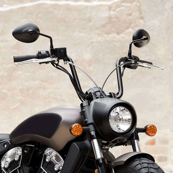 За Indian Roadmaster 2015 до 2021 Scout Bobber / ABS 2018-2020 Vintage 20 21 Мотоциклетно огледало за обратно виждане 1 чифт странични огледала