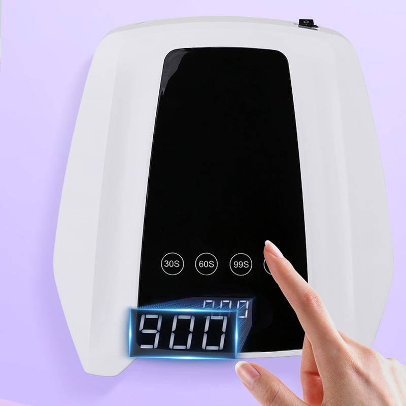 72 W-os újratölthető körömlámpa vezeték nélküli gél lakk szárító pedikűr gép UV fény körmökhöz vezeték nélküli köröm lámpa