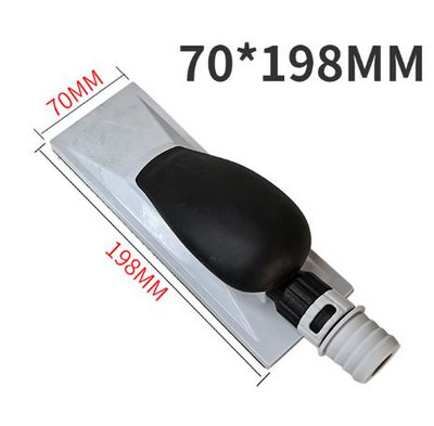 Bloc de șlefuit Suport pentru șmirghel de extracție a prafului 70*400mm Pad de șlefuit fără praf pentru abraziv