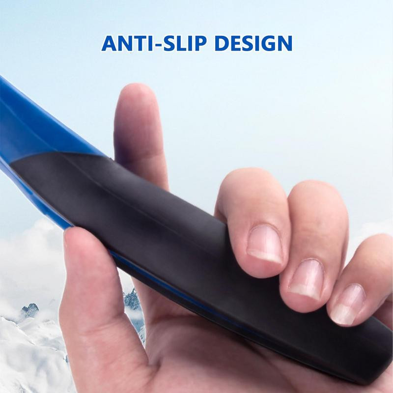 Lopată de zăpadă Durabilă și netedă din silicon anti-alunecare pentru mașină pentru vehicule Racletă pentru gheață Parbriz convenabil Fereastră Îngheț și zăpadă