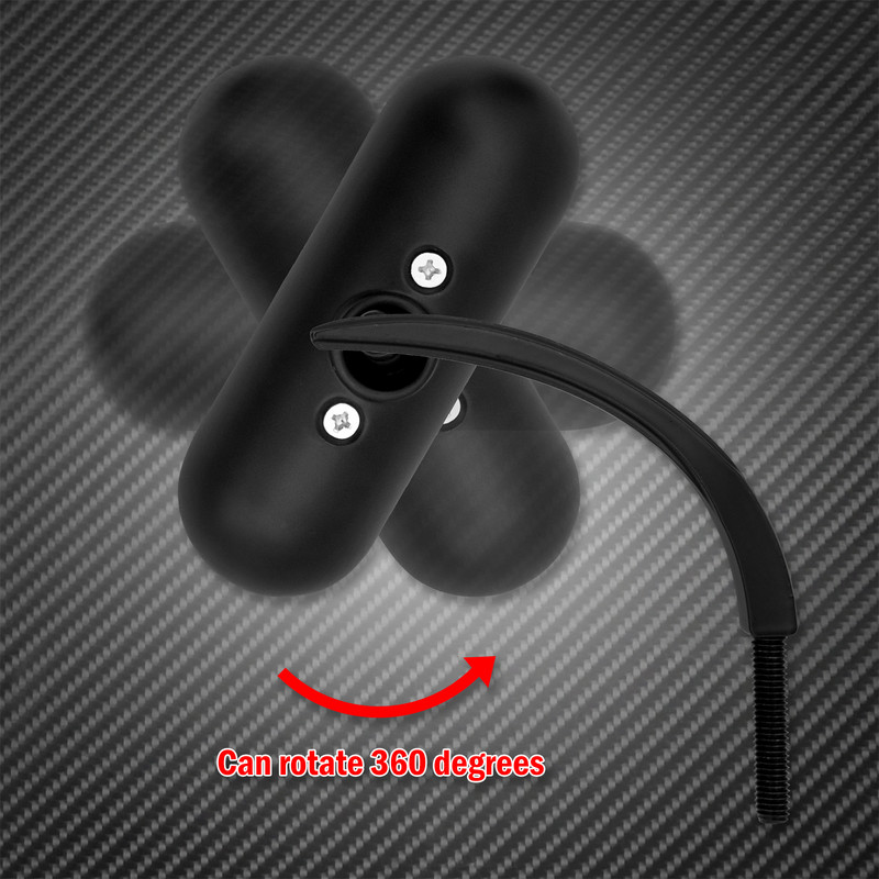 Univerzális motorkerékpár visszapillantó ovális tükör 8 mm-es és 10 mm-es oldalsó tükrök Harley Sportster Chopper Breakout Electra Glide Dyna Softailhez