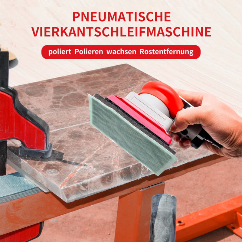 Slefuit pneumatic de 3x4 inci cu viteza liberă 10000 rpm Slefuitor de palmier cu acțiune dublă Slefuitor de șlefuit Mini șlefuitoare cu aer pentru caroserie auto