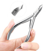 Lamă de 6 mm pentru unghia de la mâini, unghie de la picioare, tunderea cuticulelor, tăietor de unghii din oțel inoxidabil, tăietor pentru cuticule, clește, instrumente de manichiură