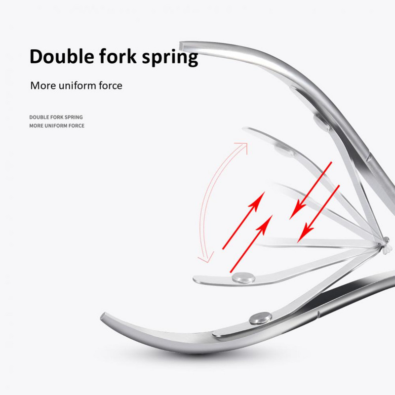 Lamă de 6 mm pentru unghia de la mâini, unghie de la picioare, tunderea cuticulelor, tăietor de unghii din oțel inoxidabil, tăietor pentru cuticule, clește, instrumente de manichiură