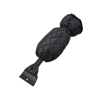 Negru/Albastru Mașină Lopată pentru zăpadă Racletă pentru gheață Parbriz Iarnă caldă Lopată pentru zăpadă Mănușă pentru mașină Instrument de curățare pentru îndepărtarea zăpezii de iarnă