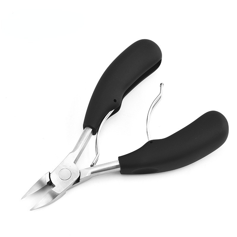 1 buc Beauty Sharp Curbat Paronychia Remover Foarfece pentru unghii Manichiură Degete de la picioare Clește pentru piele moartă pentru tunderea unghiilor