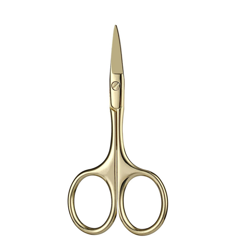 Vârf curbat din oțel inoxidabil Lamă subțire pentru cuticule Foarfece pentru unghii Trimmer Instrumente de manichiură pentru îndepărtarea pielii moarte