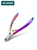 MR.GREEN Dispozitiv de tăiat unghii Cuticule tăietor din oțel inoxidabil Pedichiură Manichiură Foarfecă pentru unghii Instrument pentru tăierea pielii moarte a cuticulelor