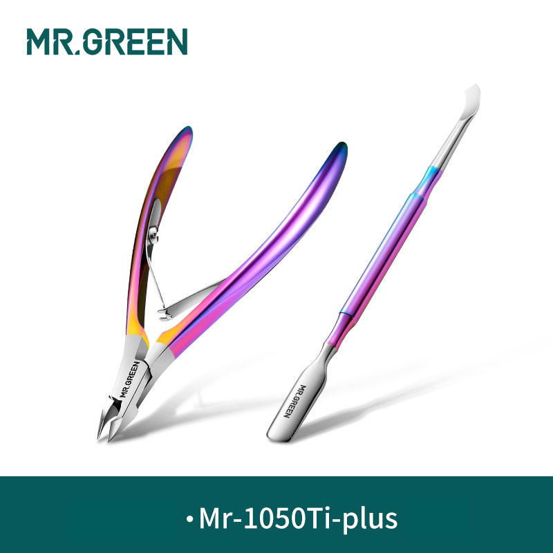 MR.GREEN Dispozitiv de tăiat unghii Cuticule tăietor din oțel inoxidabil Pedichiură Manichiură Foarfecă pentru unghii Instrument pentru tăierea pielii moarte a cuticulelor