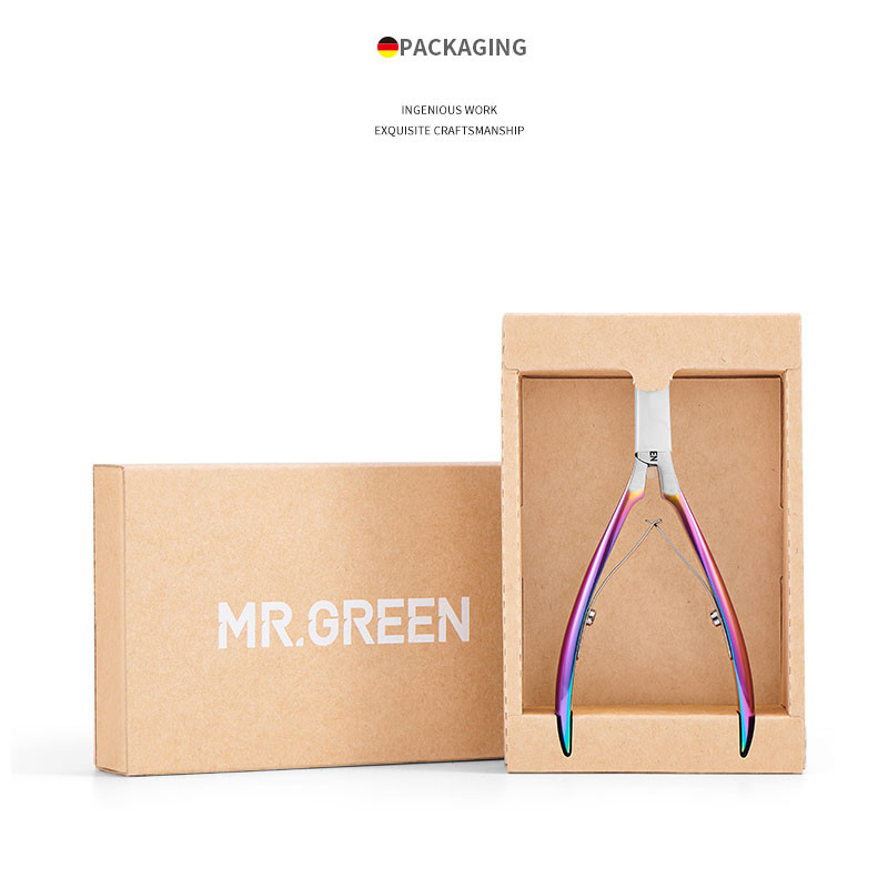 MR.GREEN Dispozitiv de tăiat unghii Cuticule tăietor din oțel inoxidabil Pedichiură Manichiură Foarfecă pentru unghii Instrument pentru tăierea pielii moarte a cuticulelor
