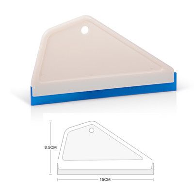 FOSHIO 15cm Lamă din cauciuc moale Racletă pentru fereastră Racletă Auto Nuanțare sticlă Stergător de apă Instrument de curățare Înveliș automat Spălare Gheață Zăpadă