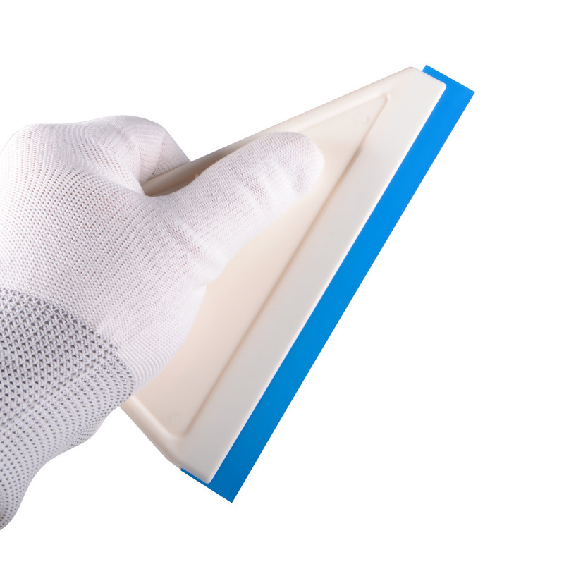 FOSHIO 15cm Lamă din cauciuc moale Racletă pentru fereastră Racletă Auto Nuanțare sticlă Stergător de apă Instrument de curățare Înveliș automat Spălare Gheață Zăpadă