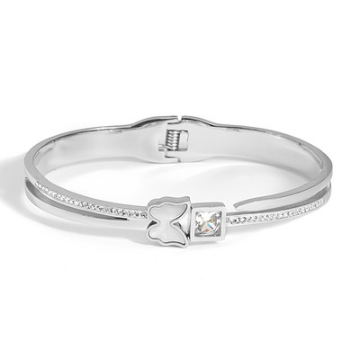 FLASHBUY Seturi de bijuterii cu lanț de șarpe fluture din oțel inoxidabil 316 de culoare aurie pentru femei, colier, brățări, cercei, cadou de petrecere