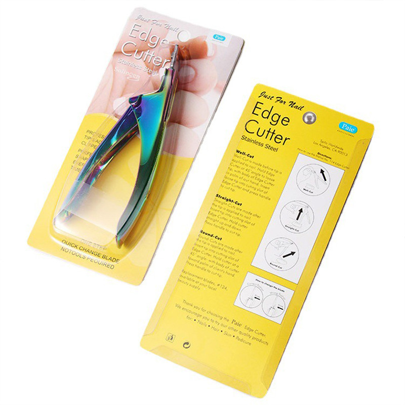 Cuticule pentru unghii Foarfece din oțel inoxidabil Pensetă curcubeu Dispozitiv pentru îndepărtarea pielii moarte Foarfecă Clește Instrument de împingere