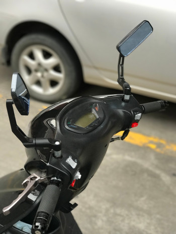 Универсално огледало за обратно виждане за мотоциклет Кормило Огледало за скутер Огледала за обратно виждане за HONDA за YAMAHA