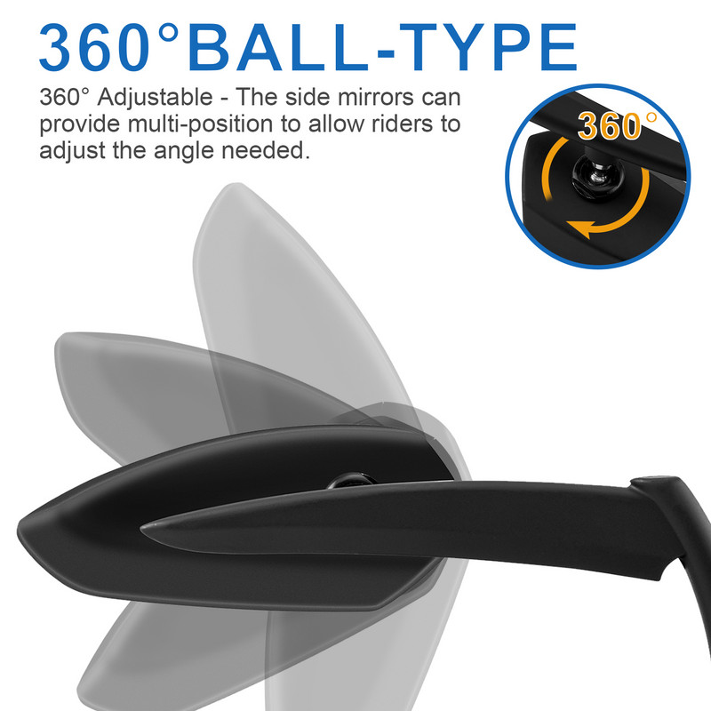 Για Harley Davison XL883 XL1200 Fat boy Softail Dyna Road King Street Glide Πλαϊνοί καθρέφτες Αξεσουάρ μοτοσικλέτας Καθρέφτες οπισθοπορείας