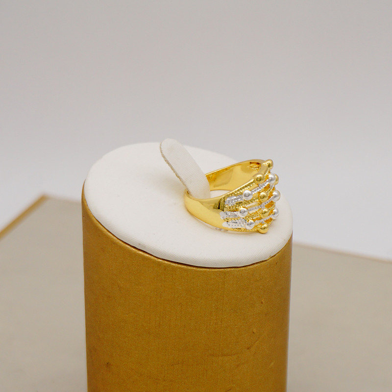 Bijuterii de modă Seturi de bile de culoare aurie Mărgele mici Dubai Colier Cercei pentru femei Fete Bijuterii etiopiene Cadou indian african