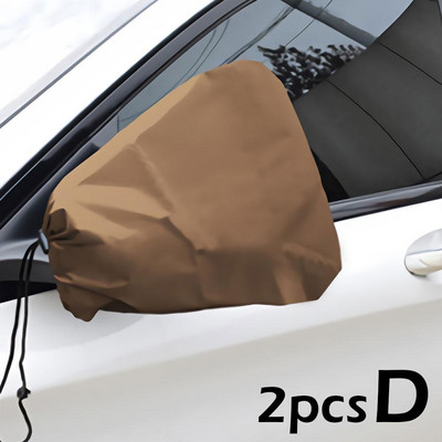 Ζεύγος Auto Van Car Πλαϊνό κάλυμμα καθρέφτη Frost Guard Προβολή χειμερινού/αδιάβροχο κάλυμμα καθρέφτη Πίσω πίσω πάγος H4b2