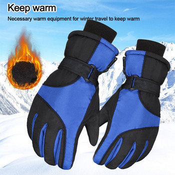 Winter New Snow Warm Gloves for Women Men Snowboard Ski Αντιανεμικά αδιάβροχα γάντια Adult Thicken Keep Warm Gloves
