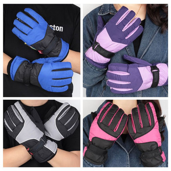 Зимни нови топли ръкавици за сняг за жени, мъже, ски, сноуборд, ветроустойчиви, водоустойчиви ръкавици, ръкавици за възрастни, удебелени, топли ръкавици