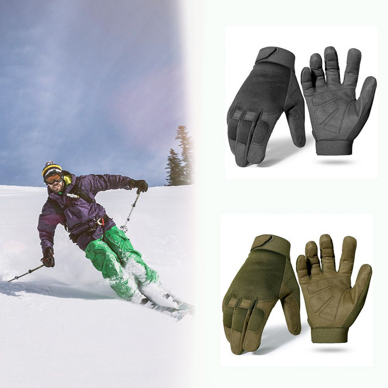 Mănuși cu degete întregi extinse, antiderapante, cu ecran tactil, pentru ciclism montan, în aer liber, cu ecran tactil, mănuși pentru motocicletă