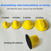 Bloc de șlefuit pentru automobile de 3/4/5/6 inch, unelte manuale, șmirghel circular, rindeau de mână, placă de șlefuit, chit, suport pentru hârtie de nisip