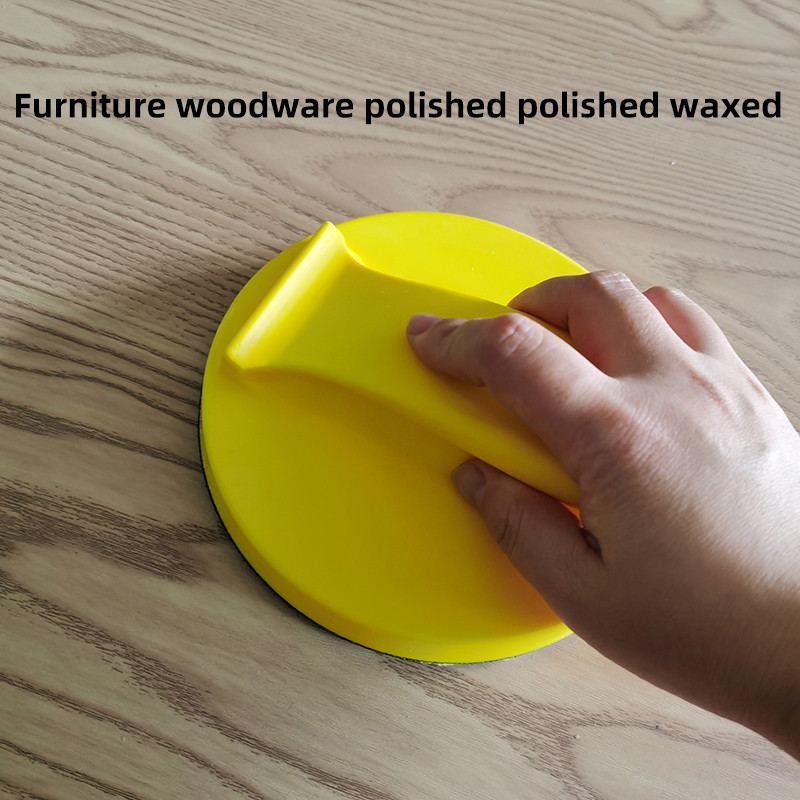 Bloc de șlefuit pentru automobile de 3/4/5/6 inch, unelte manuale, șmirghel circular, rindeau de mână, placă de șlefuit, chit, suport pentru hârtie de nisip