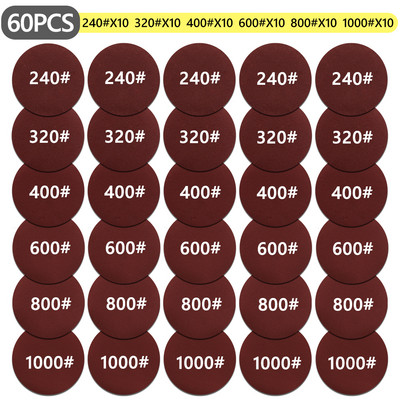 Disc de hârtie șlefuit umed de 4 inchi, 4 inci, 100 mm, pentru metal, lemn, auto, detaliu, roată, kit de lustruire pentru restaurarea farurilor