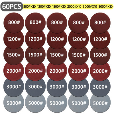 Disc de hârtie șlefuit umed de 4 inchi, 4 inci, 100 mm, pentru metal, lemn, auto, detaliu, roată, kit de lustruire pentru restaurarea farurilor