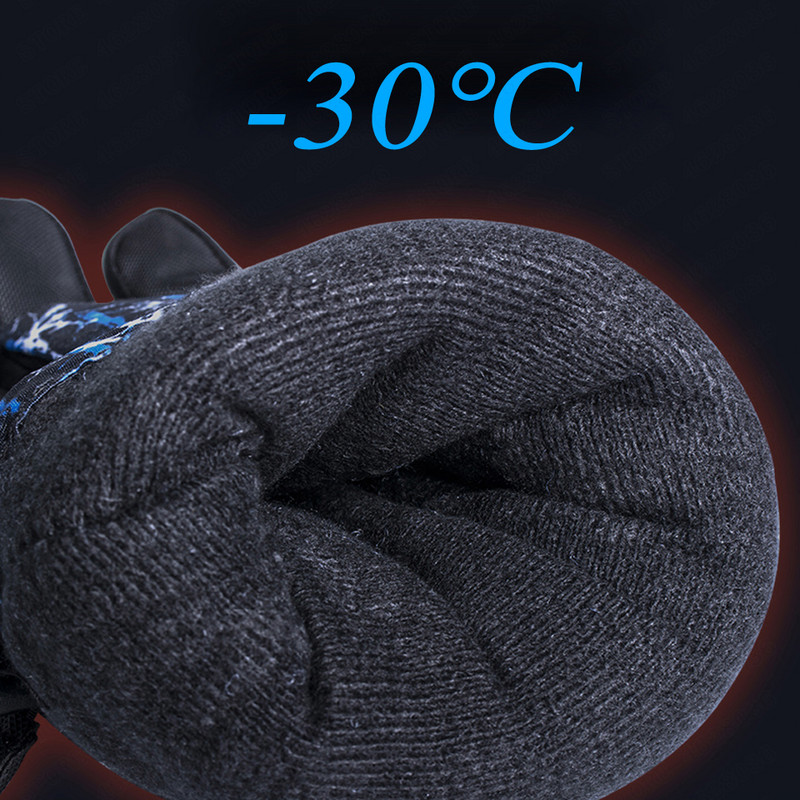 Bărbați, femei, copii, mănuși de schi, iarnă, zăpadă, îngroșată, caldă, ultraușoară, impermeabilă, pentru snowboard, motocicletă, motocicletă, călărie, camping