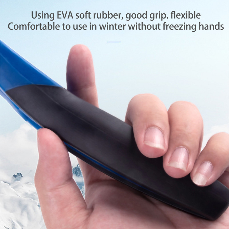 1 vnt. automobilinis sniego atitirpinimo kastuvas „Mini Leicing Creative EVA“ tvirtas silikonas, patvarus rankinis įrankis, automobilio dalis