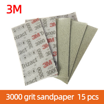 3M 30289 Pyramid Abrasive Square Sponge Sandpaper 70mm 140MM Hookit P3000 P5000grit Foam Disk Sandpaper for Car Grinding