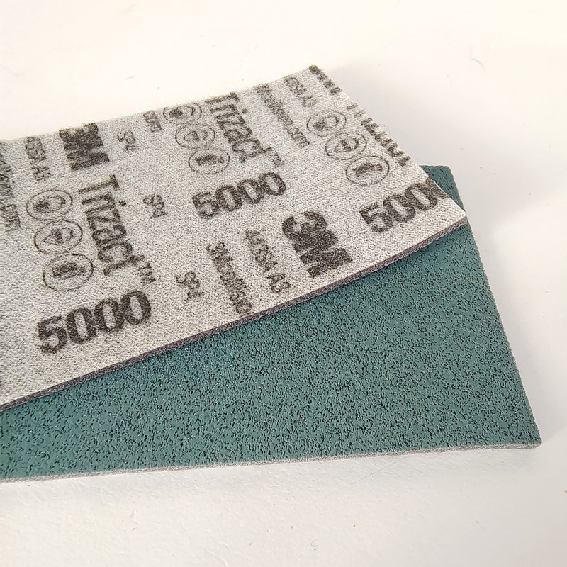 3M 30289 püramiidne abrasiivne ruudukujuline käsnliivapaber 70 mm 140 mm Hookit P3000 P5000 liivapaber auto lihvimiseks