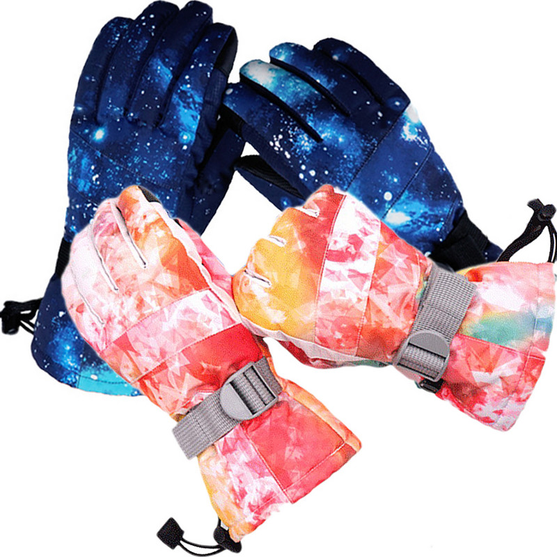 Bărbați, femei, copii, iarnă, zăpadă, mănuși de schi, mănuși groase, impermeabile, cu ecran tactil, pentru schi, lână caldă, pentru motocicletă, pentru ciclism, încălzite.