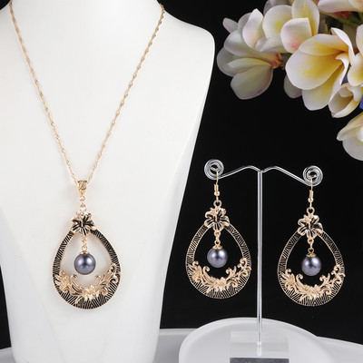 SophiaXuan Set de bijuterii vintage Noutăți de modă 2022 Tendință Seturi elegante pentru femei Cercei Colier pentru femei Cadou de domnișoară de onoare