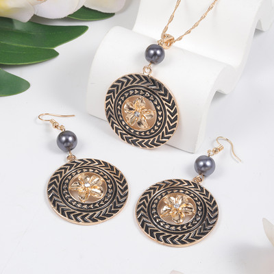 SophiaXuan Set de bijuterii vintage Noutăți de modă 2022 Tendință Seturi elegante pentru femei Cercei Colier pentru femei Cadou de domnișoară de onoare