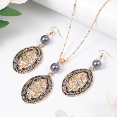 SophiaXuan Set de bijuterii vintage Noutăți de modă 2022 Tendință Seturi elegante pentru femei Cercei Colier pentru femei Cadou de domnișoară de onoare