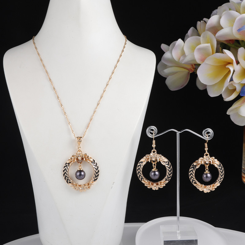 SophiaXuan Set de bijuterii vintage Noutăți de modă 2022 Tendință Seturi elegante pentru femei Cercei Colier pentru femei Cadou de domnișoară de onoare