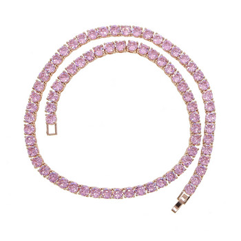 ροζ χρυσό ροζ cz σετ κοσμημάτων με αλυσίδα τένις υψηλής ποιότητας σετ δαχτυλιδιών με βραχιόλι με κολιέ μόδας υψηλής ποιότητας